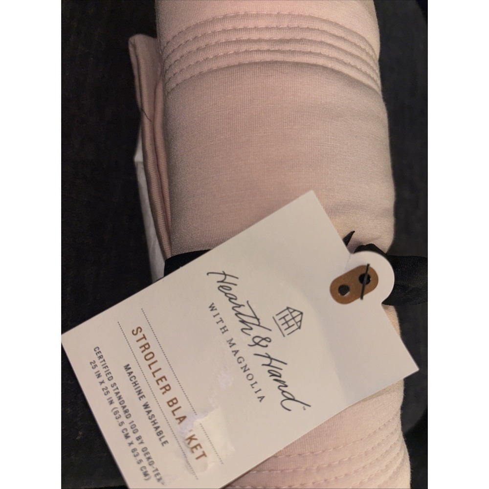 Hearth & Hand with Magnolia Blush Pink Stroller Blanket